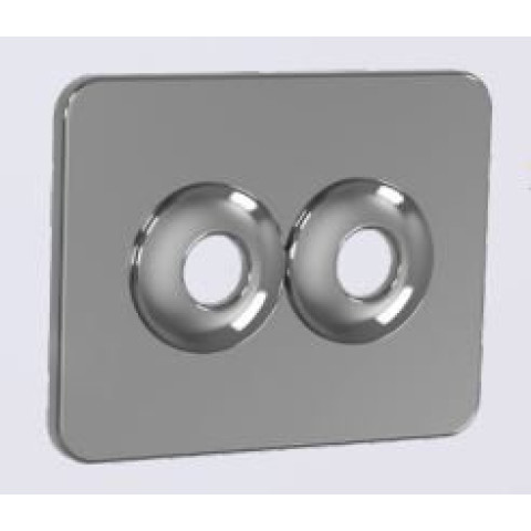 Plaque de finition double - HYDROFIX 50mm - 18102