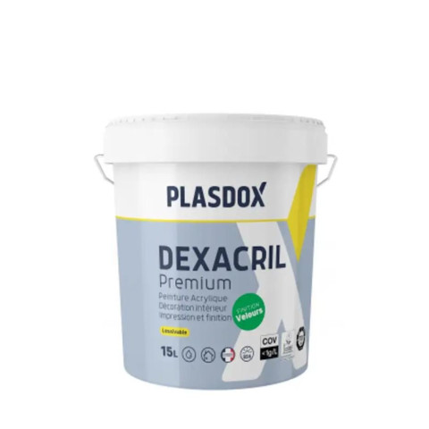 Dexacril velours premium 2020 tuv blanc calibre 15l