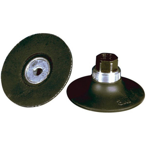 Plateau pour disques abrasifs Ø 76,2 mm (1/4''), Roloc (TM), Dureté : tendre