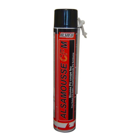 Mousse Polyuréthane ALSAMOUSSE coupe feu M 750 ml - PO08141
