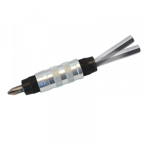 Porte-embout excentré - Embout hex 1/4"