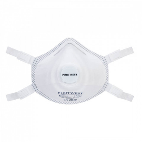 Masque respiratoire ffp3 haut de gamme (5 unités) - p305 - Blanc - Taille unique