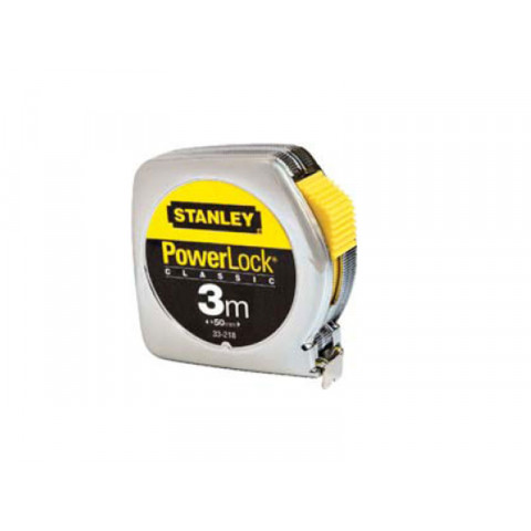 Ruban de mesure PowerLock® Classic - Métal 3m STANLEY 1-33041