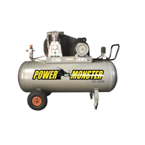 Power monster compresseur professionnel 3cv 200 litres