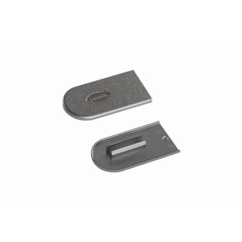 Capuchons Cabineo 100 pièces, aspect metallique acier sombre - LAMELLO - 186350D