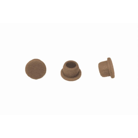 Capuchons Clamex 100 pièces, RAL 8017, brun chocolat - LAMELLO - 335289