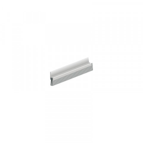 Bas de porte en aluminium avec brosse ibs31 - 100 cm - 0308201d - ellen -