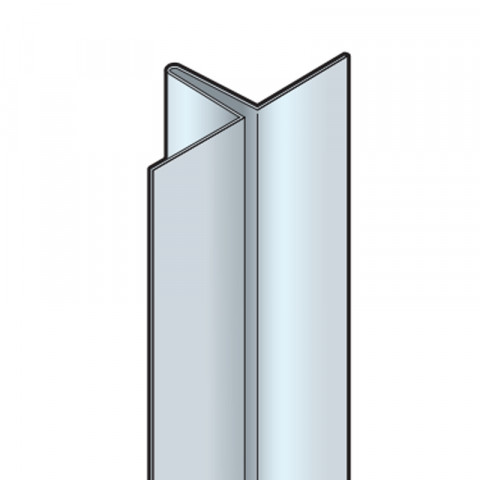 Profil de joint filant vertical laqué CEDRAL Lap (3 mètres)