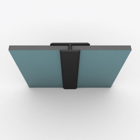 Profilé de jonction noir mat pour panneau mural - 20x5x2100 mm Aurlane - FAC314