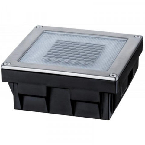 Projecteur encastré kit solaire sol cube ip67 led 0,24w