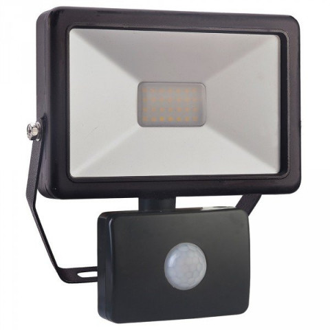 Projecteur led 20 watt (eq. 200 watt) avec détecteur - couleur - blanc neutre 4000°k