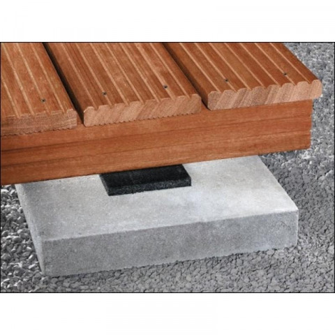 Joints et cales mousse isolant pour lambourde de  terrasse pads  en boîte de 25