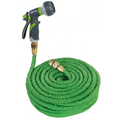 Tuyau extensible boomerang 60, de 20 metres a 60 metres, avec raccords aluminium, prtex60nal