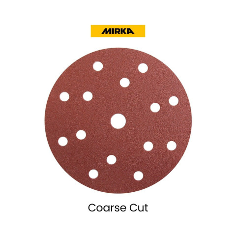 Disque abrasif Coarse Cut ø150mm 15 trous grain 60 - MIRKA - Bte 50 - 4061105060