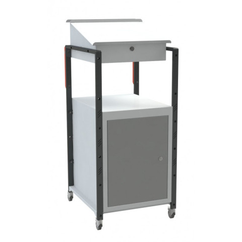 Pupitre avec caisson écritoire 1 bloc porte à roulettes 150 kg - 820005970