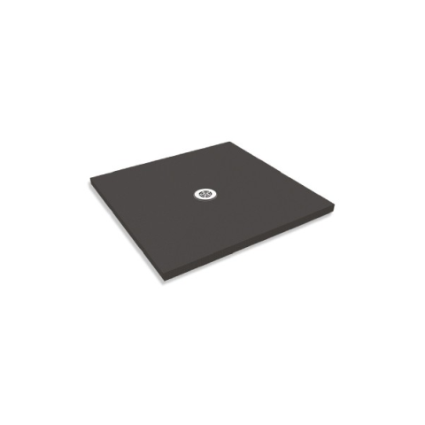 Receveur avec pente pour siphon - linodouche - grille ronde