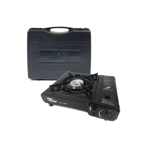 Réchaud gaz piezo alpentech 2200w piezo camping chantier terrasse