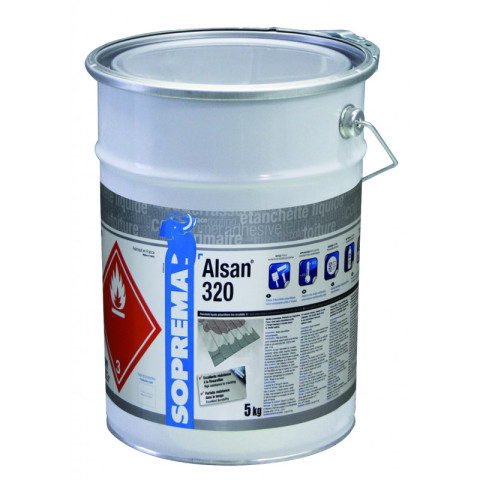 Résine pour l'étanchéité d'ouvrages non circulables - alsan® 320 ral9010 - 5kg