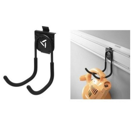 Grand crochet 2 dents arrondies - à clipser sur panneaux/canaux muraux