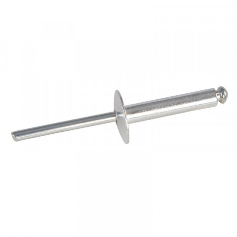 Rivets aveugles avec tête à bride ouverte, 150 pcs - Longueur tige 4,8 x 20 mm / 13,5 - 16,5 mm