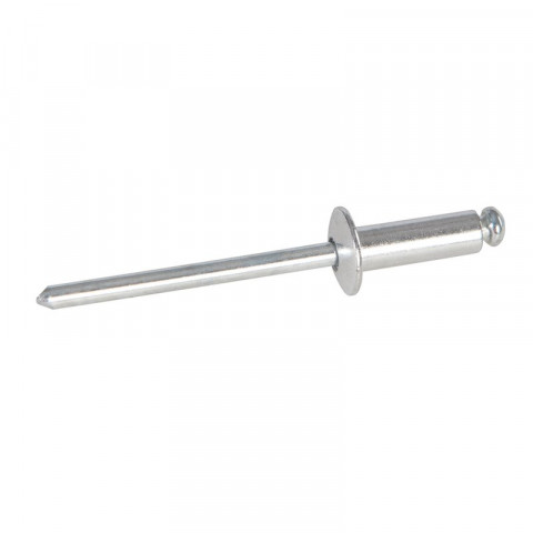 Rivets aveugles avec tête bombée ouverte - 4 x 12 mm / 6 - 8 mm, 500 pce
