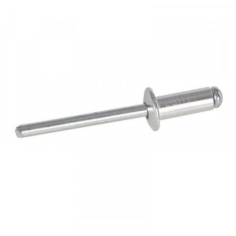 Rivets aveugles avec tête bombée ouverte - 4,8 x 12 mm / 5,5 - 7,5 mm, 250 pcs