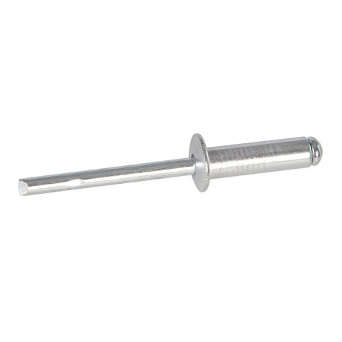 Rivets aveugles avec tête bombée ouverte - 4,8 x 16 mm / 9,5 - 11,5 mm, 250 pc