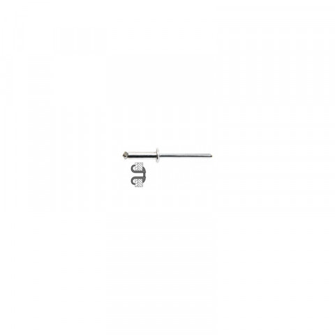 Rivets Graf (Ou Eclates) Alu / Acier Tete Plate - 4 x 12 mm