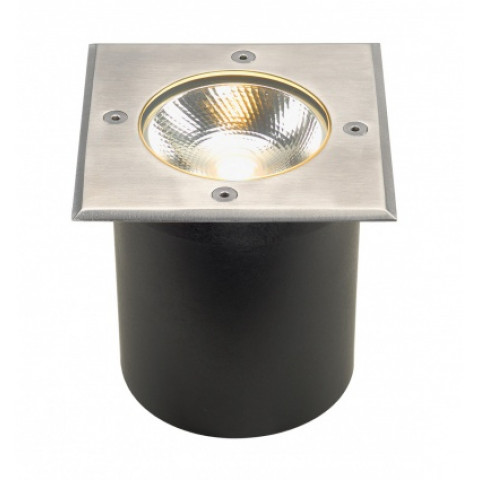 Rocci 125 carre 6w led, encastré de sol ext., inox 316, led 3000k ip67