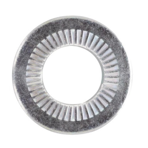 Rondelle contact zingué blanc, pour vis diamètre 10 mm, sachet de 200 rondelles