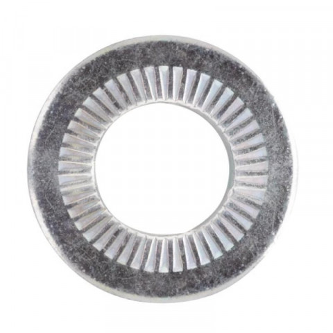 Rondelle contact zingué blanc, pour vis diamètre 12 mm, sachet de 200 rondelles