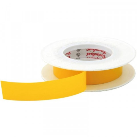 Rouleau bande jaune auto-adhésive pour flexipipe 25ml