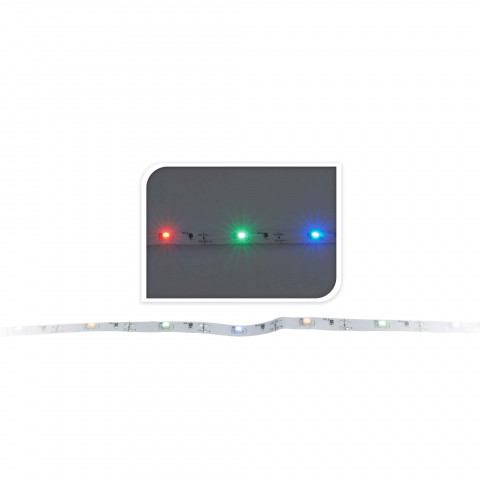 Ruban adhésif 30 led multicolore 1m