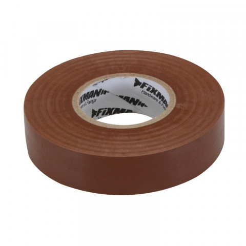Ruban isolant - 19 mm x 33 m Marron