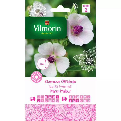 Sachet graines guimauve officinale - althaea officinalis