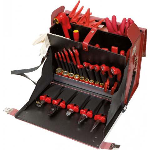 Sacoche d'outils d'electricien isolé 1000v - 53 pcs