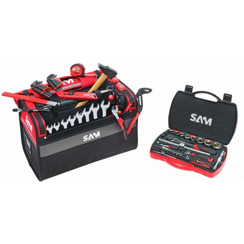 Sac textile 30 L + 100 Outils de maintenance SAM OUTILLAGE - CP-100-BAG2N