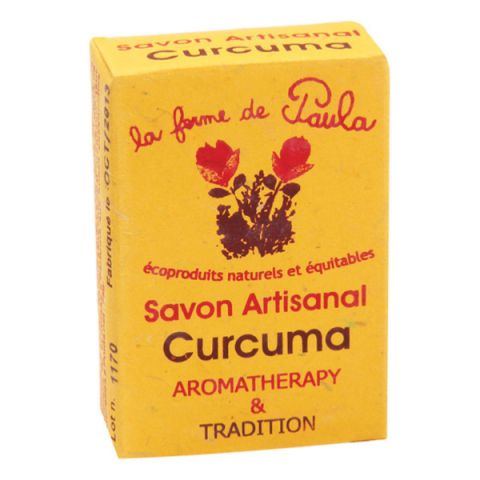 Savon ayurvédique curcuma la droguerie ecologique