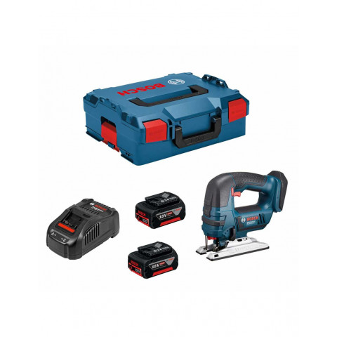 Scie sauteuse bosch gst 18 v-li (2 x 5,0 ah gal1880cv l-boxx 136)