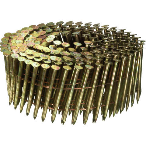 Clous en rouleau plat annelés galvanisés EZ P8 - 2.5 X 55 mm - Boite de 9000 - SENCO - BL22AXBF