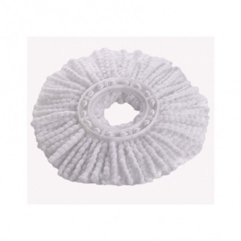 Serpillière microfibre pour balai serpillière avec seau essoreur bleu