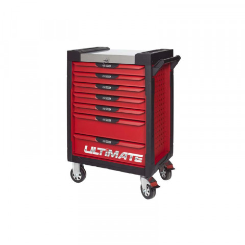 Servante ks tools ultimate - rouge - 7 tiroirs - 809.0007