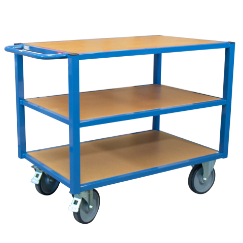 Servante d'atelier 3 plateaux 500 kg - Dimensions au choix