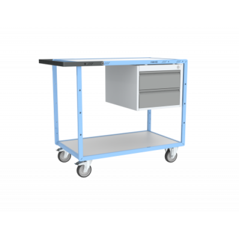 Servante établi équipée 1 bloc 2 tiroirs 250 kg - 880707102