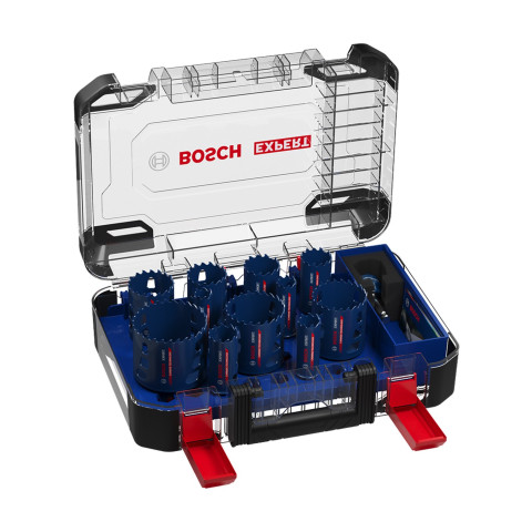 Set de scies trépans bosch expert tough material - 14 pièces (2 608 900 447)