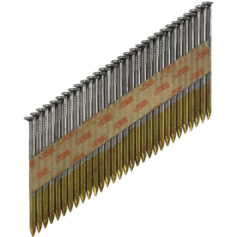 Clous en bande papier D34 annelés galvanisés - Ø 2.8 X 50 mm - Boite de 2000 - SENCO - GE51AXBKR