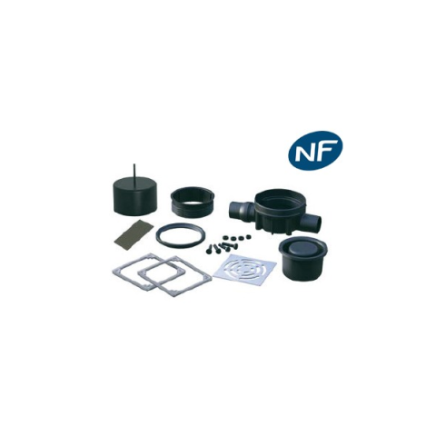 Siphon de sol rotaflux nf à verrouillage sortie horizontale