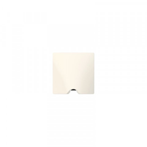 Sortie de câble ip21 dooxie livrée complète avec plaque finition blanc