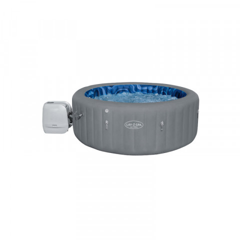 Spa gonflable rond bestway - 7 places - 216 x 80 cm - lay-z-spa santorini hydrojet pro - 60075