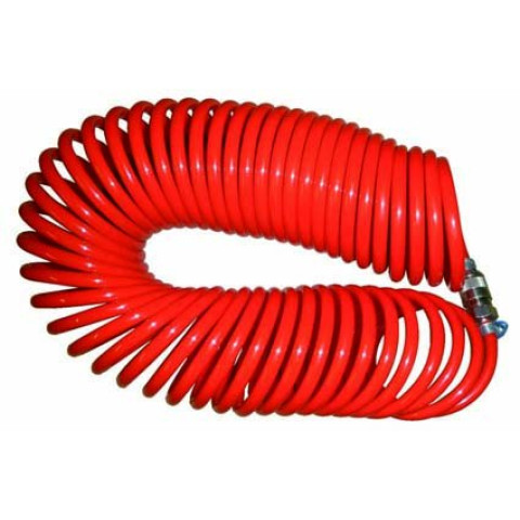 Tuyau spirale 10m avec raccords rapide 1/4 8 x 10 - SPIR10